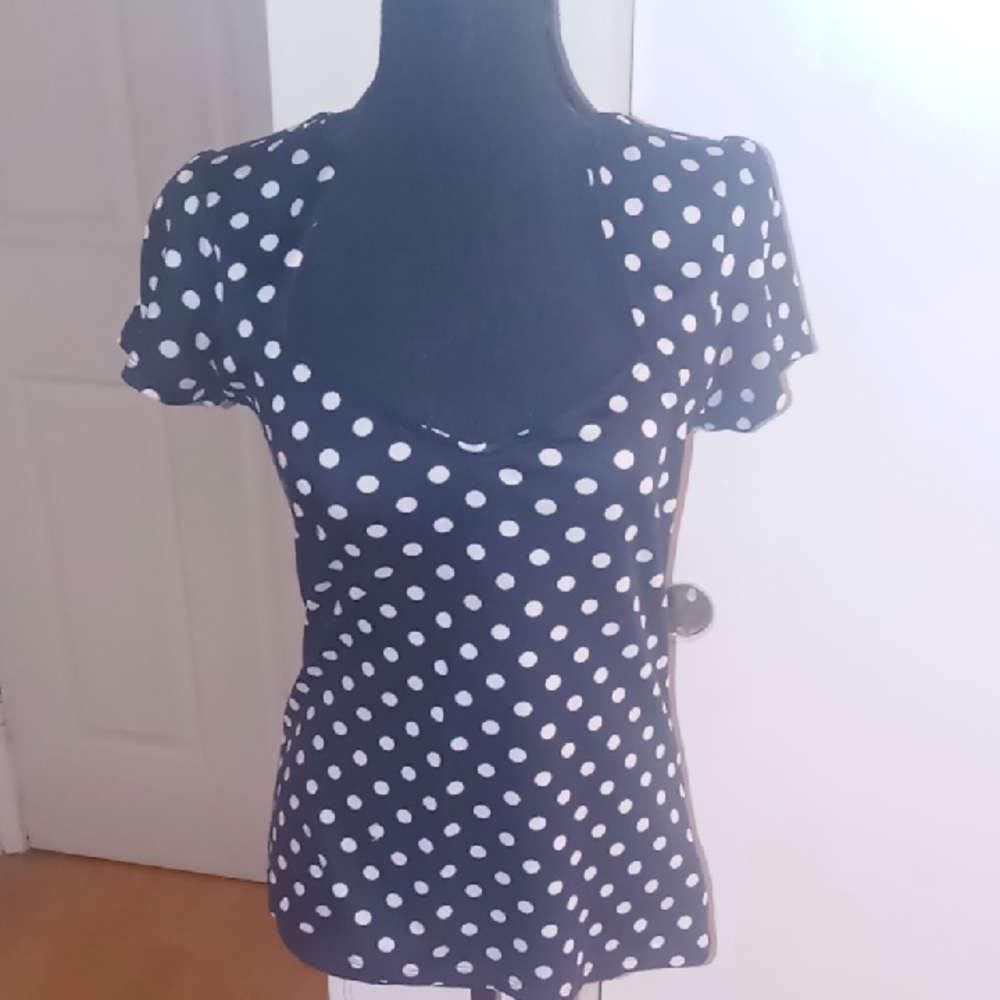 Rock Steady Polka Dot Top